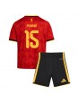 Otroški Nogometna dresi replika Belgija Thomas Meunier #15 Domači SP 2026 Kratek rokav (+ hlače)